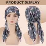 8 Pcs Soft Cotton Chemo Headwear for Women
