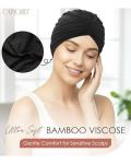 Elegant Cancer Head Scarf - Soft Bamboo Wrap