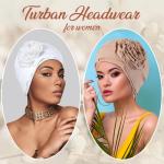 6 Pack Cotton Chemo Turbans for Women