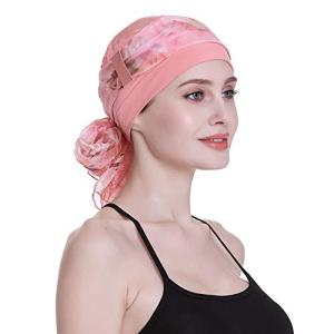 Coral Chemo Sleep Scarf and Headwrap
