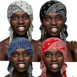 4 Pack Women’s Chemo Hat and Turban Set