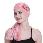 Coral Chemo Sleep Scarf and Headwrap