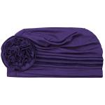 Silky Purple Chemo Scarves for Alopecia