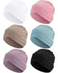 6 Pack Slouchy Turban Hats for Cancer Support