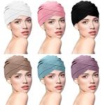 6 Pack Slouchy Turban Hats for Cancer Support