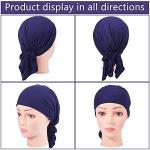 4 Piece Slip-On Head Scarf Set for Women