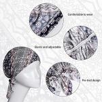 4-Pack Pre-Tied Chemo Head Scarves and Beanies