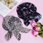4-Pack Pre-Tied Chemo Head Scarves and Beanies