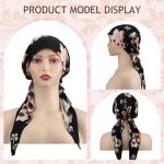 4 Pack Floral Chemo Head Scarves for Women
