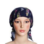 4-Pack Pre-Tied Chemo Head Scarves and Beanies