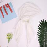 XIAOBLESS Pre-Tied White Cancer Head Scarf