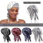 DACKRITO 4-Piece Chemo Headwear Set for Women