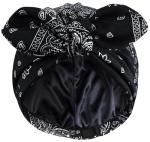 Satin Lined Chemo Beanie for Women - Black