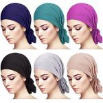 6 Piece Soft Color Head Scarf Set for Women