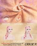 Women's Pre-Tied Chemo Head Scarf - Pink & Orange