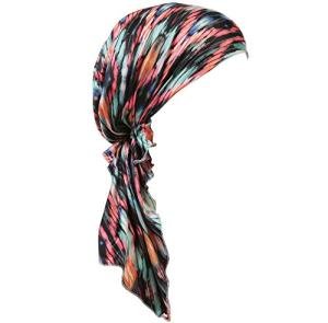 Lightweight Snakeskin Chemo Scarf Beanie for Women