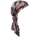 Lightweight Snakeskin Chemo Scarf Beanie for Women