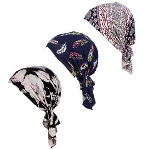 Pre-Tied Chemo Head Scarves - 3 Pack