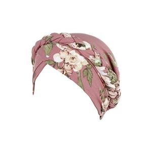 Floral Satin Pre-Tied Chemo Cap for Women