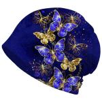 Golden Butterfly Chemo Beanie for Women