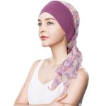 Purple Silk Scarves for Women with Cancer