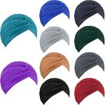 Geyoga 10 Pack Stretchy Turban Chemo Caps