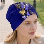 Golden Butterfly Chemo Beanie for Women