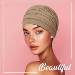4 Pack Soft Chemo Beanies for Women