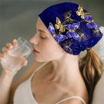 Golden Butterfly Chemo Beanie for Women