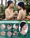 Osvyo Black Chemo Headscarf for Women