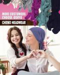 Osvyo Black Chemo Headscarf for Women
