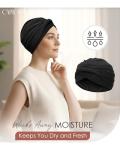Soft Chemo Headwear for Women - Black Turban