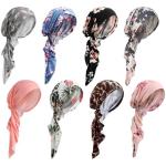 8 Pcs Soft Cotton Chemo Headwear for Women