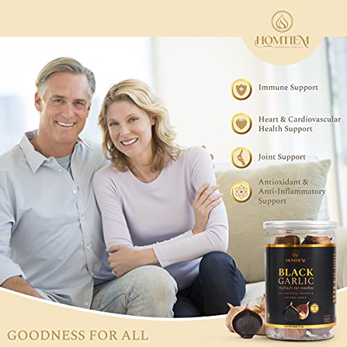 Homtiem Black Garlic - 8.82 Oz Superfood Snack