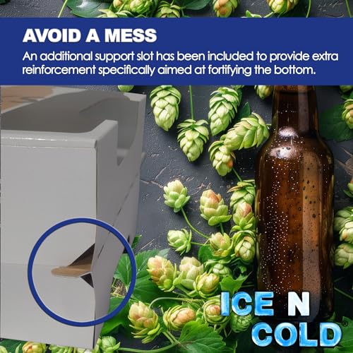 4-Pack Cardboard Carrier for 12oz Bottles