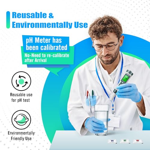 3 in 1 Waterproof pH and TDS Meter