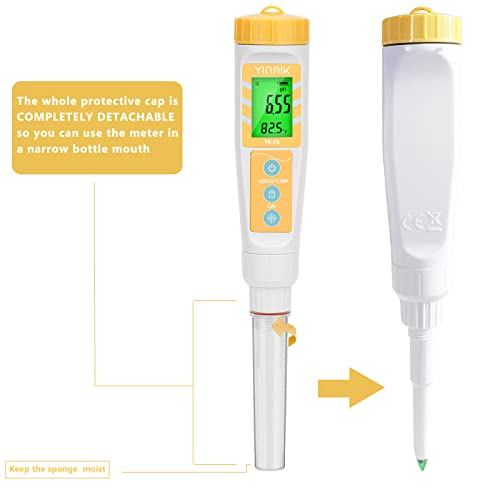 YINMIK pH Meter for Sourdough and Cosmetics