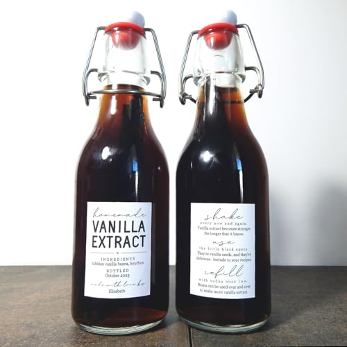 Personalized Vanilla Extract Labels - Set of 18