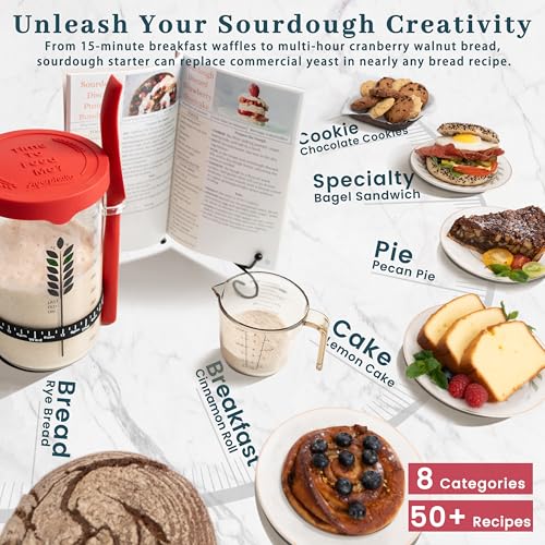 Sourdough Starter Kit with Essential Baking Tools