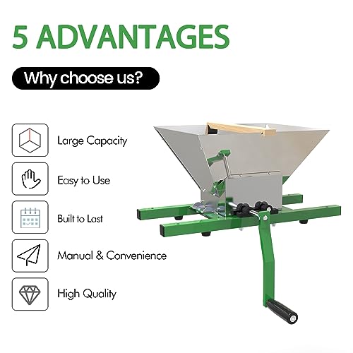 7L Stainless Steel Fruit and Apple Crusher