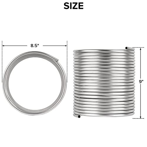 Stainless Steel Wort Chiller, 3/8" x 50' Coil