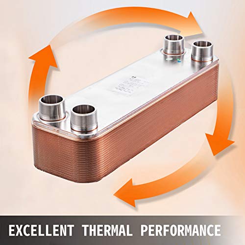 BestEquip 40 Plate 3"x7.5" Heat Exchanger