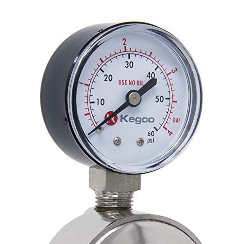 Kegco Chrome Draft Beer Regulator KC LH-542