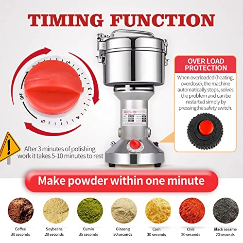 High-Speed Electric Herb and Spice Grinder