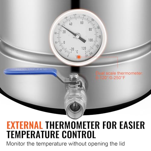 5-Gallon Stainless Steel Beer Brew Kettle