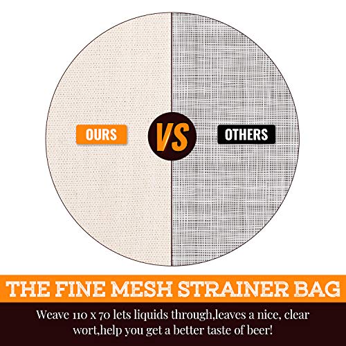 Reusable Unbleached Cotton Brew Bags - 2 Pack