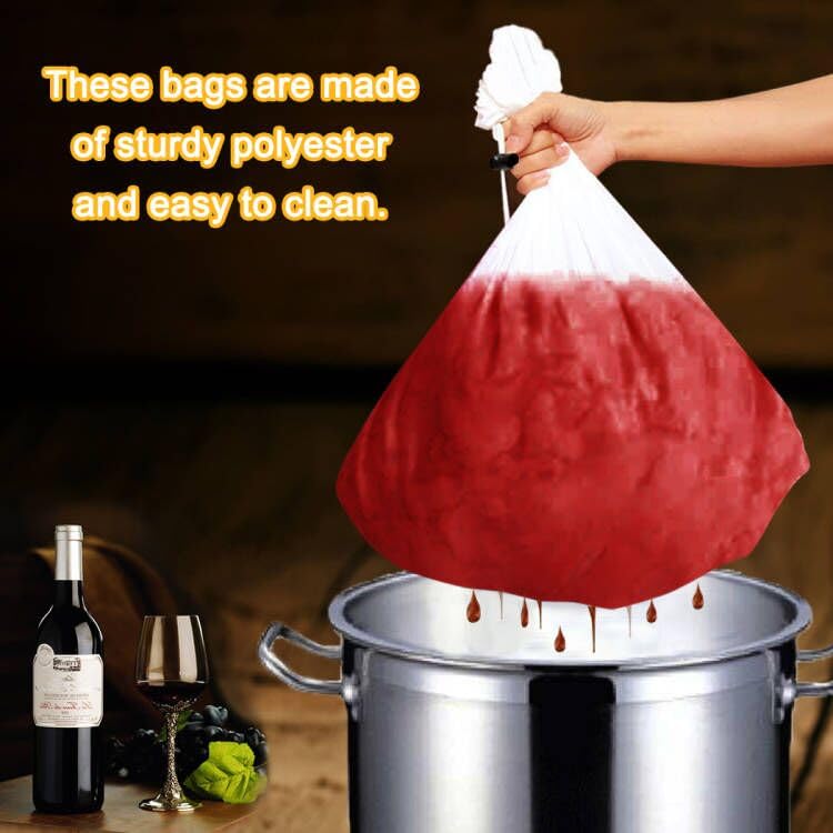 5-Pack Extra Large Reusable Brew Bags