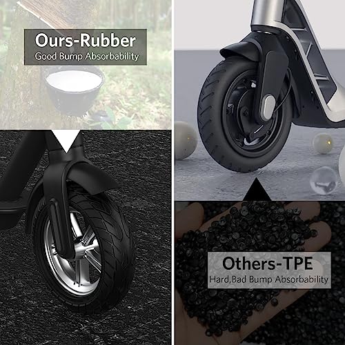 Cooryda 10x2.125 Solid Rubber Tires for Scooters