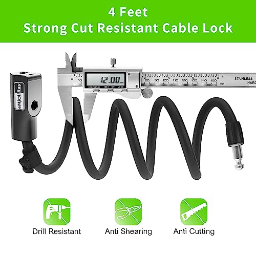 eMjollRay 4-Foot Electric Scooter Anti-Theft Lock