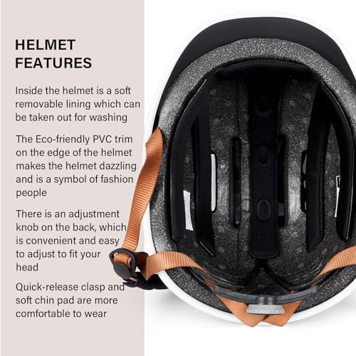 Exclusky USB Rechargeable Urban Bike Helmet